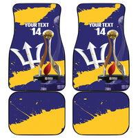 Barbados Royals Cricket Custom Car Mats 3rd Champions Trophy Proud - Blue - Wonder Print Shop