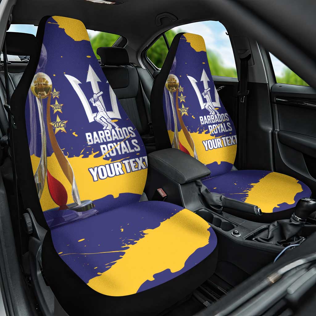 Barbados Royals Cricket Custom Car Seat Cover 3rd Champions Trophy Proud - Blue - Wonder Print Shop