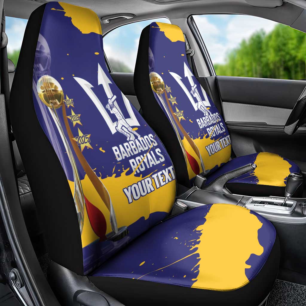 Barbados Royals Cricket Custom Car Seat Cover 3rd Champions Trophy Proud - Blue - Wonder Print Shop