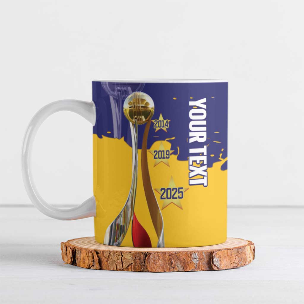 Barbados Royals Cricket Custom Ceramic Mug 3rd Champions Trophy Proud - Blue - Wonder Print Shop