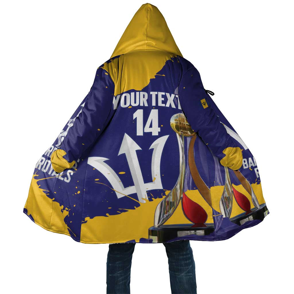 Barbados Royals Cricket Custom Cloak 3rd Champions Trophy Proud - Blue - Wonder Print Shop