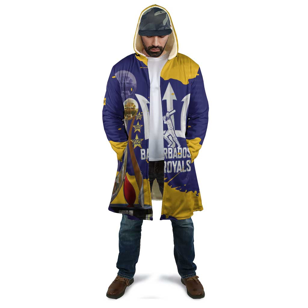 Barbados Royals Cricket Custom Cloak 3rd Champions Trophy Proud - Blue - Wonder Print Shop