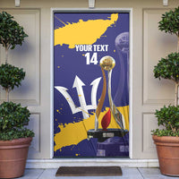 Barbados Royals Cricket Custom Door Cover 3rd Champions Trophy Proud - Blue - Wonder Print Shop