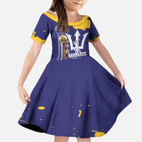 Barbados Royals Cricket Custom Family Matching Long Sleeve Bodycon Dress and Hawaiian Shirt 3rd Champions Trophy Proud - Blue - Wonder Print Shop