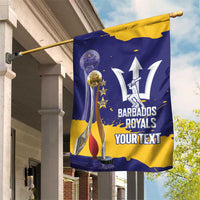 Barbados Royals Cricket Custom Garden Flag 3rd Champions Trophy Proud - Blue - Wonder Print Shop