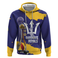 Barbados Royals Cricket Custom Hoodie 3rd Champions Trophy Proud - Blue - Wonder Print Shop