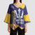 Barbados Royals Cricket Custom Kimono Sleeve Blouse 3rd Champions Trophy Proud - Blue - Wonder Print Shop