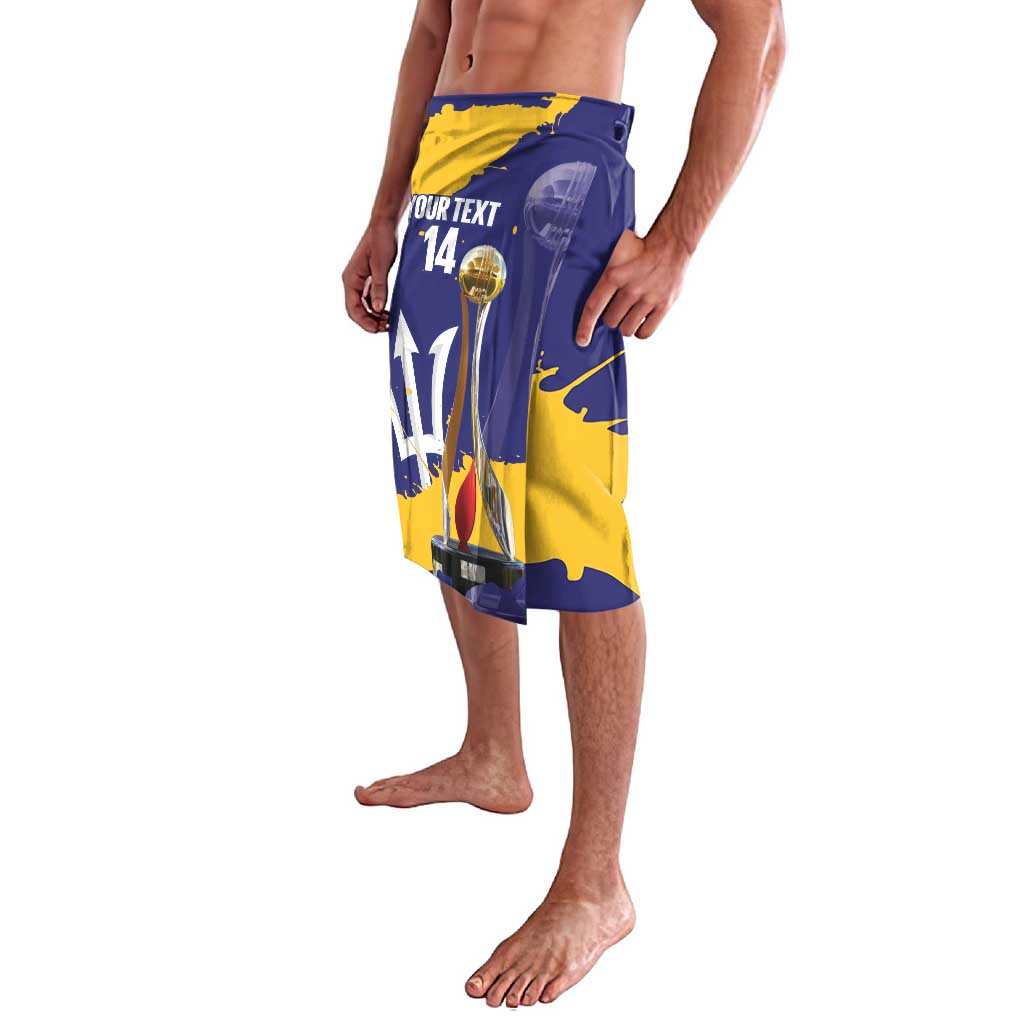 Barbados Royals Cricket Custom Lavalava 3rd Champions Trophy Proud - Blue - Wonder Print Shop