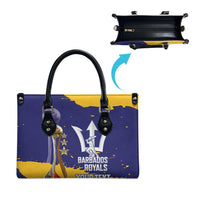Barbados Royals Cricket Custom Leather Bag 3rd Champions Trophy Proud - Blue - Wonder Print Shop