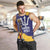 Barbados Royals Cricket Custom Men Tank Top 3rd Champions Trophy Proud - Blue - Wonder Print Shop
