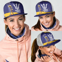 Barbados Royals Cricket Mesh Trucker Cap 3rd Champions Trophy Proud - Blue - Wonder Print Shop