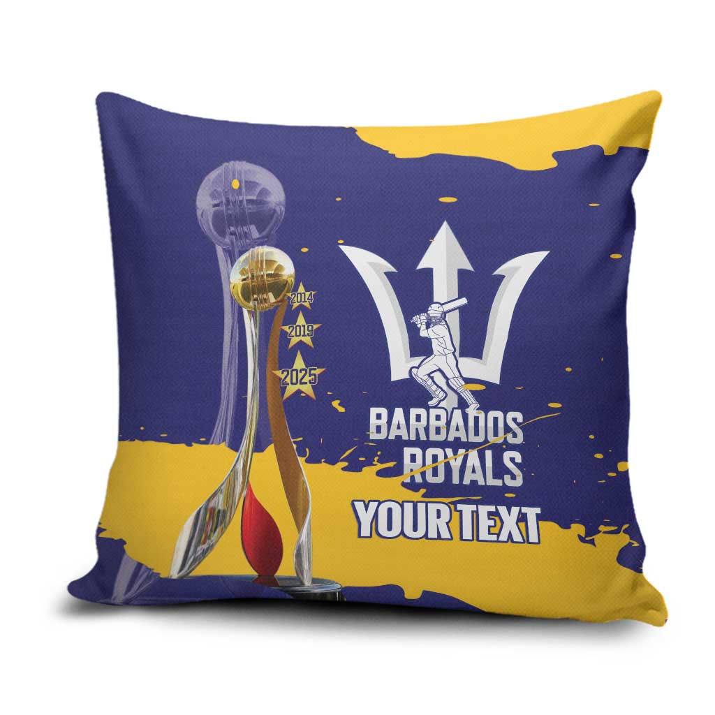 Barbados Royals Cricket Custom Pillow Cover 3rd Champions Trophy Proud - Blue - Wonder Print Shop