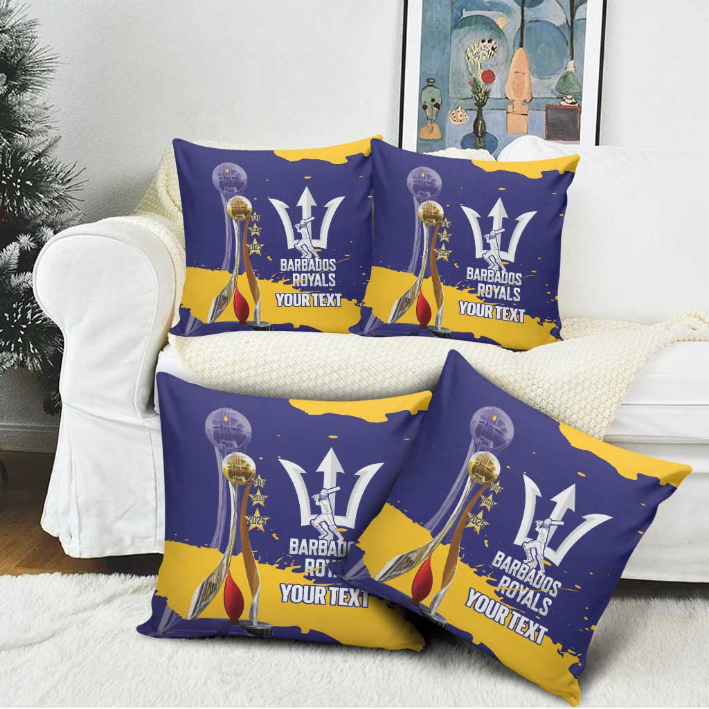 Barbados Royals Cricket Custom Pillow Cover 3rd Champions Trophy Proud - Blue - Wonder Print Shop