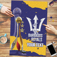 Barbados Royals Cricket Custom Puzzle 3rd Champions Trophy Proud - Blue - Wonder Print Shop
