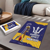 Barbados Royals Cricket Custom Puzzle 3rd Champions Trophy Proud - Blue - Wonder Print Shop