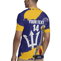 Barbados Royals Cricket Custom Rugby Jersey 3rd Champions Trophy Proud - Blue - Wonder Print Shop