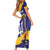 Barbados Royals Cricket Custom Short Sleeve Bodycon Dress 3rd Champions Trophy Proud - Blue - Wonder Print Shop