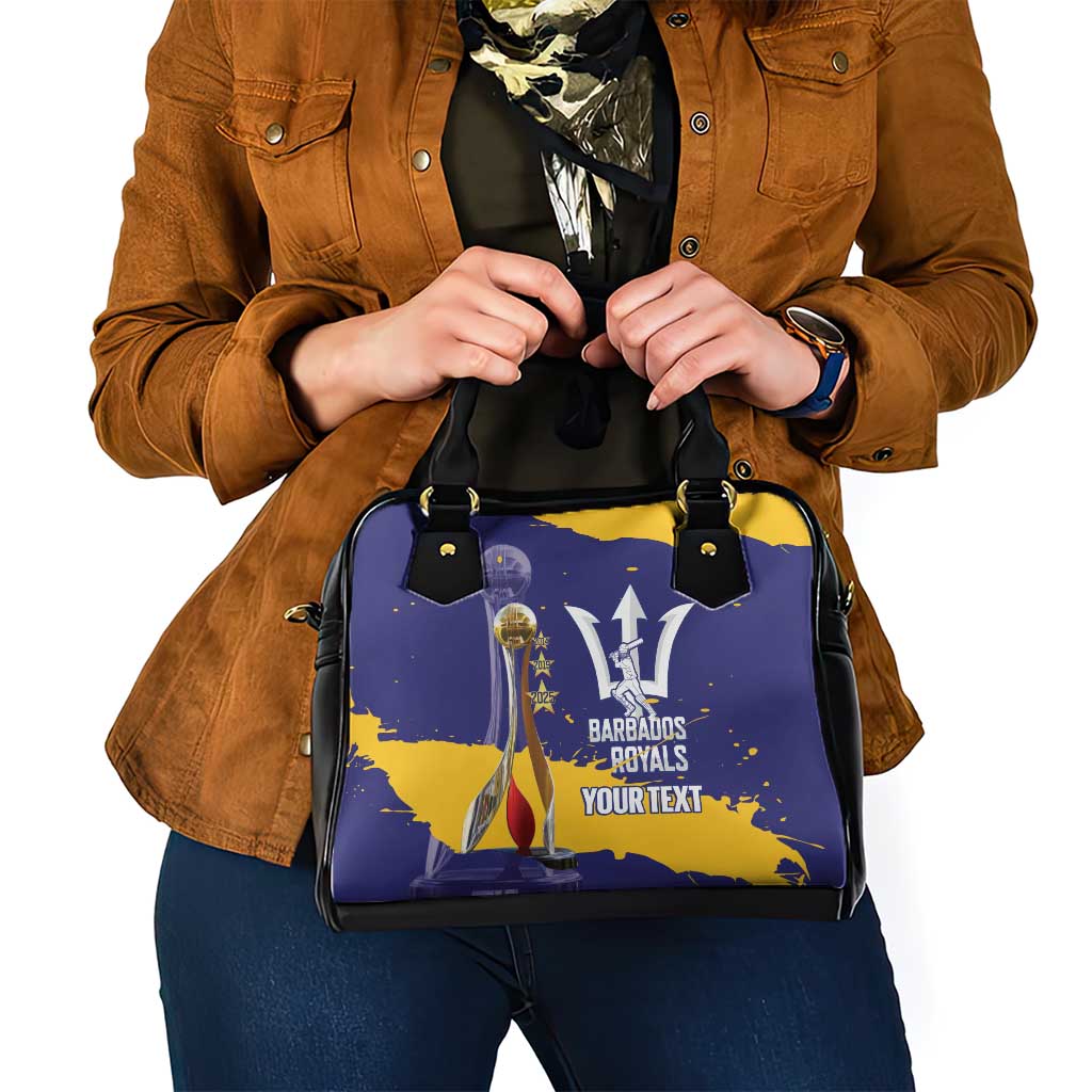 Barbados Royals Cricket Custom Shoulder Handbag 3rd Champions Trophy Proud - Blue - Wonder Print Shop