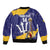 Barbados Royals Cricket Custom Sleeve Zip Bomber Jacket 3rd Champions Trophy Proud - Blue - Wonder Print Shop