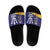 Barbados Royals Cricket Custom Slide Sandals 3rd Champions Trophy Proud - Blue - Wonder Print Shop
