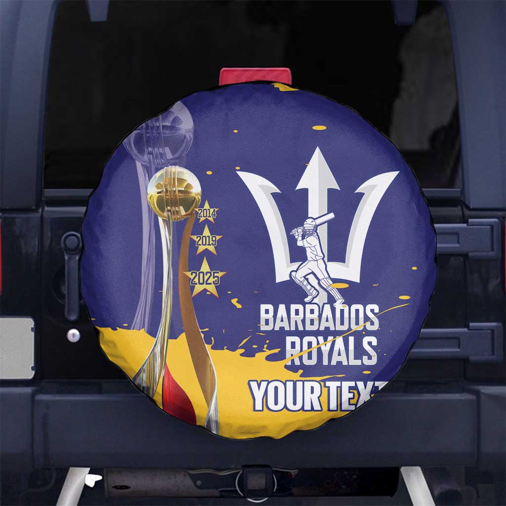Barbados Royals Cricket Custom Spare Tire Cover 3rd Champions Trophy Proud - Blue - Wonder Print Shop