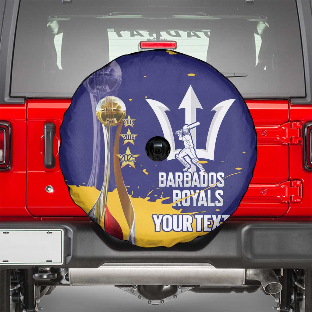 Barbados Royals Cricket Custom Spare Tire Cover 3rd Champions Trophy Proud - Blue - Wonder Print Shop