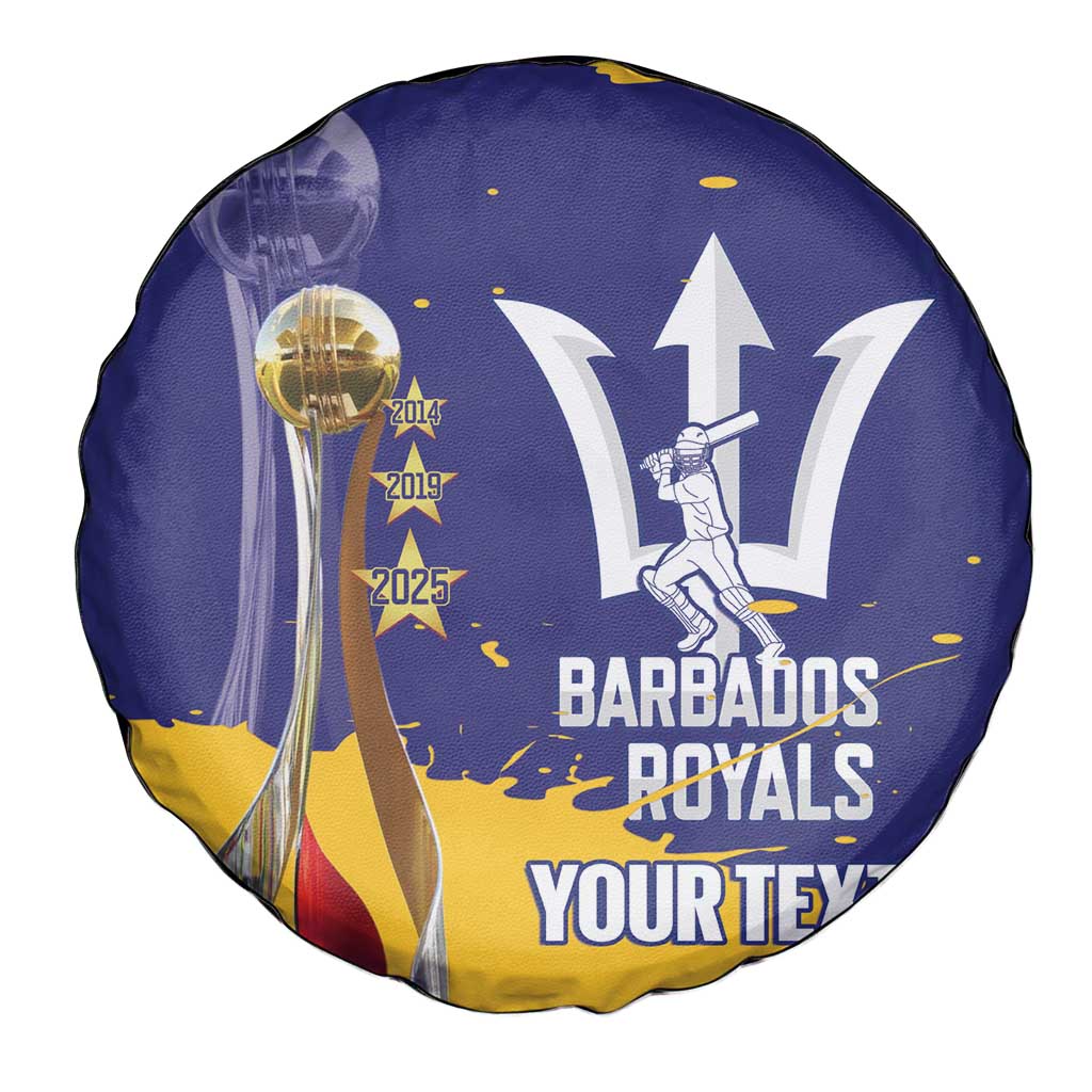 Barbados Royals Cricket Custom Spare Tire Cover 3rd Champions Trophy Proud - Blue - Wonder Print Shop