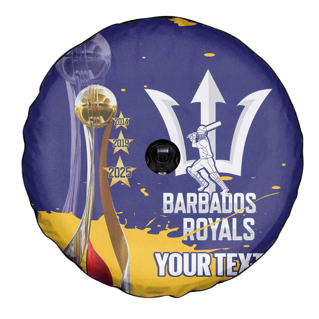 Barbados Royals Cricket Custom Spare Tire Cover 3rd Champions Trophy Proud - Blue - Wonder Print Shop
