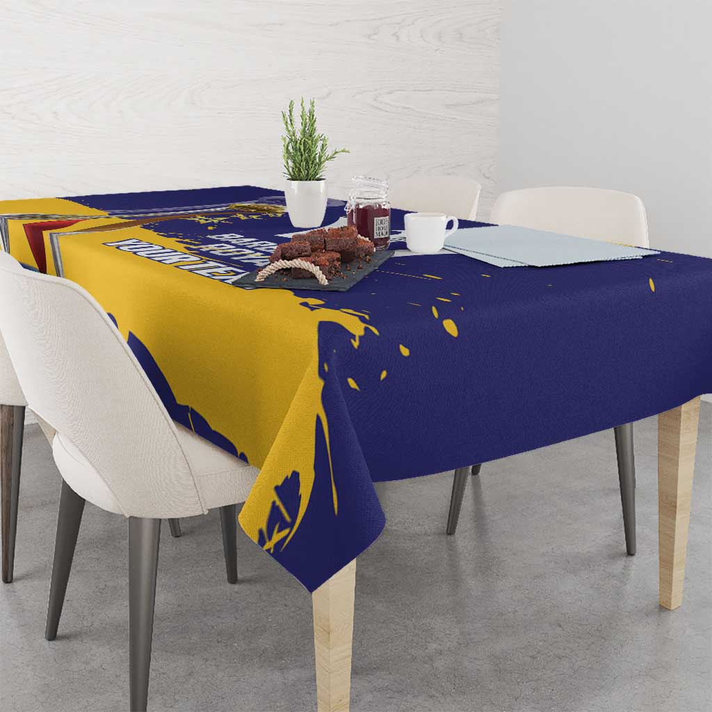 Barbados Royals Cricket Custom Tablecloth 3rd Champions Trophy Proud - Blue - Wonder Print Shop