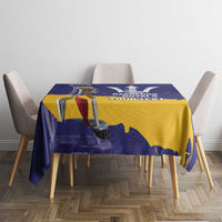 Barbados Royals Cricket Custom Tablecloth 3rd Champions Trophy Proud - Blue - Wonder Print Shop