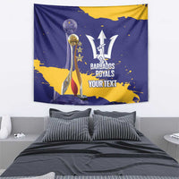 Barbados Royals Cricket Custom Tapestry 3rd Champions Trophy Proud - Blue - Wonder Print Shop