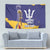 Barbados Royals Cricket Custom Tapestry 3rd Champions Trophy Proud - Blue - Wonder Print Shop