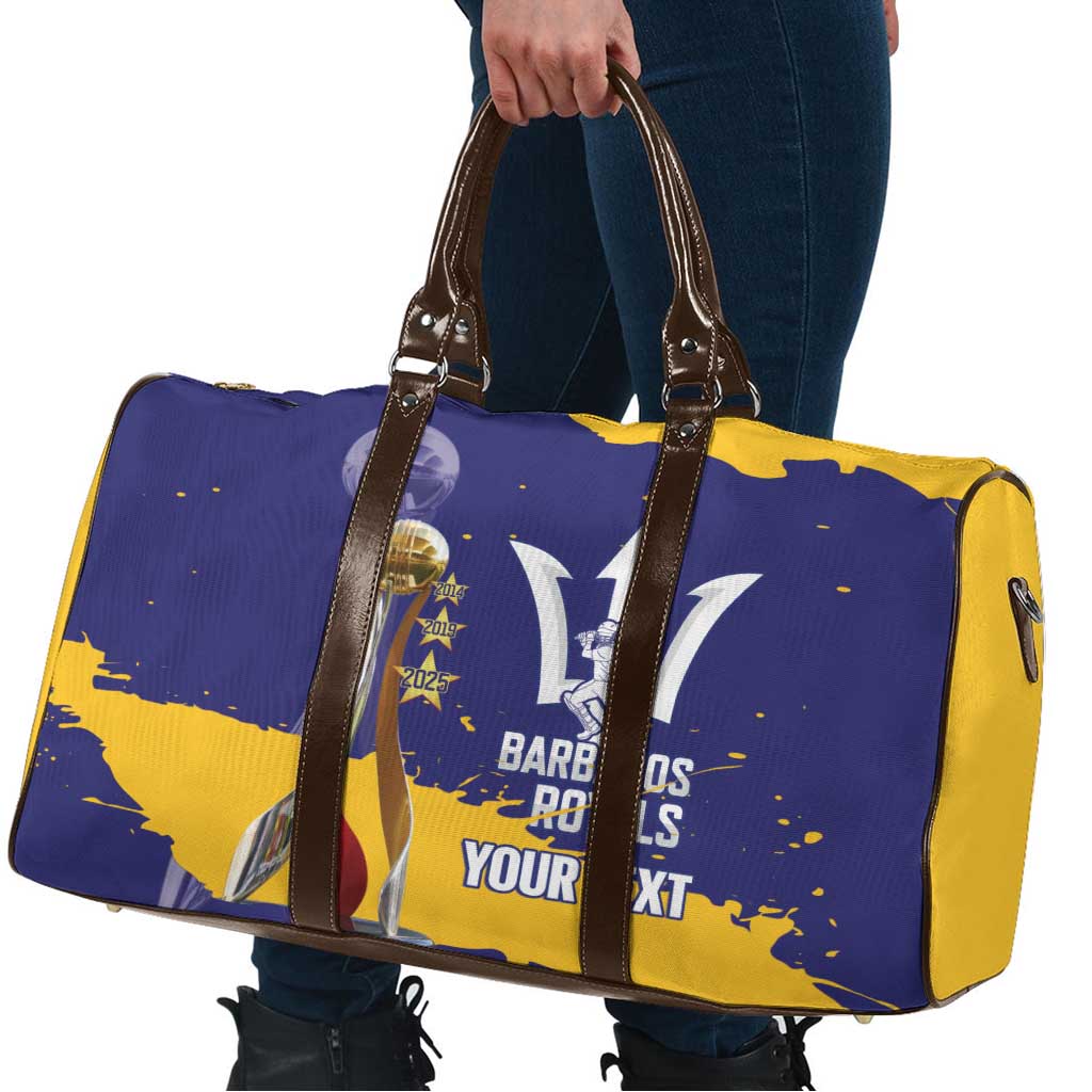 Barbados Royals Cricket Custom Travel Bag 3rd Champions Trophy Proud - Blue - Wonder Print Shop