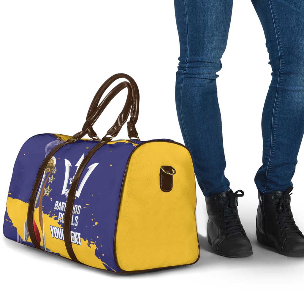 Barbados Royals Cricket Custom Travel Bag 3rd Champions Trophy Proud - Blue - Wonder Print Shop