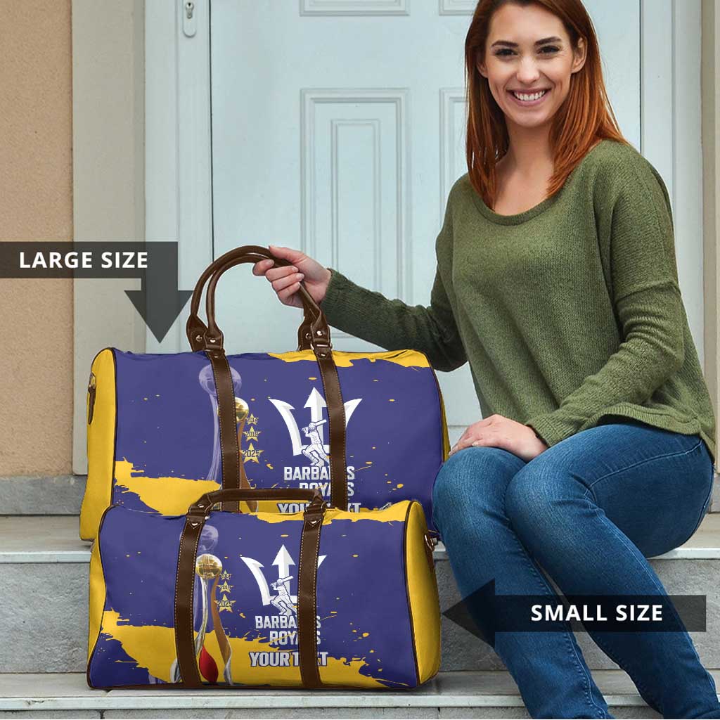 Barbados Royals Cricket Custom Travel Bag 3rd Champions Trophy Proud - Blue - Wonder Print Shop