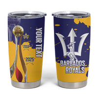 Barbados Royals Cricket Custom Tumbler Cup 3rd Champions Trophy Proud - Blue - Wonder Print Shop