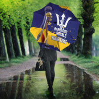 Barbados Royals Cricket Custom Umbrella 3rd Champions Trophy Proud - Blue - Wonder Print Shop