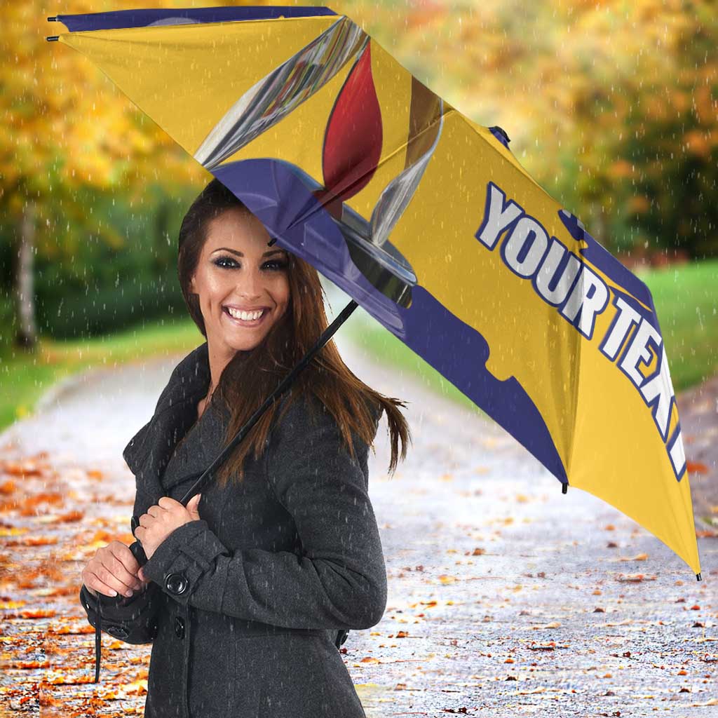 Barbados Royals Cricket Custom Umbrella 3rd Champions Trophy Proud - Blue - Wonder Print Shop