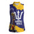 Barbados Royals Cricket Custom Women Sleeveless Polo Shirt 3rd Champions Trophy Proud - Blue - Wonder Print Shop