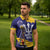 Barbados Royals Cricket Custom Zipper Polo Shirt 3rd Champions Trophy Proud - Blue - Wonder Print Shop