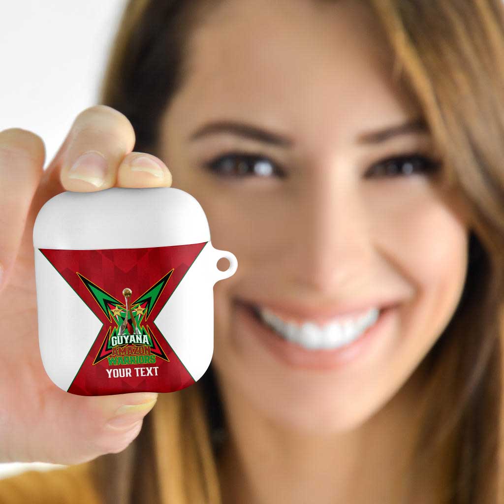 Amazon Warriors Guyana Cricket Custom AirPods Case 2025 2nd Champions Proud - Wonder Print Shop