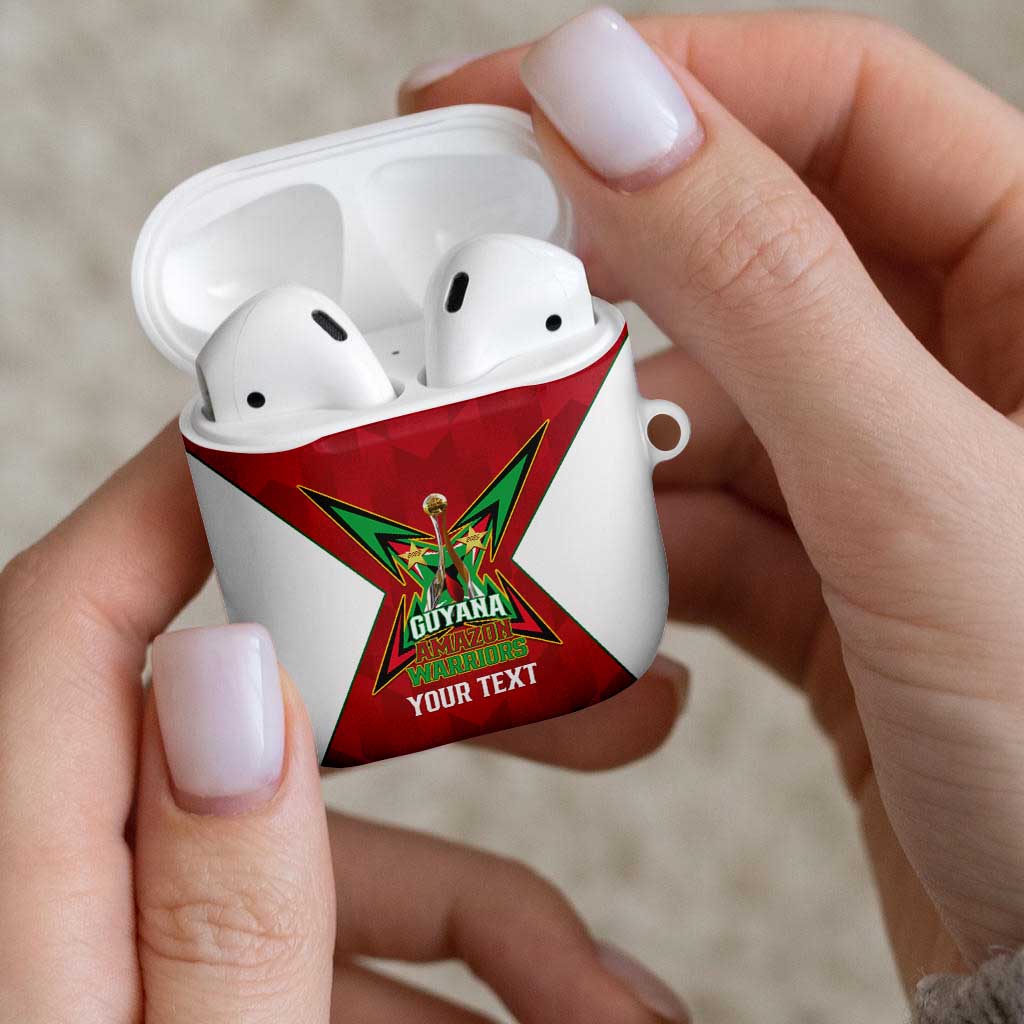 Amazon Warriors Guyana Cricket Custom AirPods Case 2025 2nd Champions Proud - Wonder Print Shop