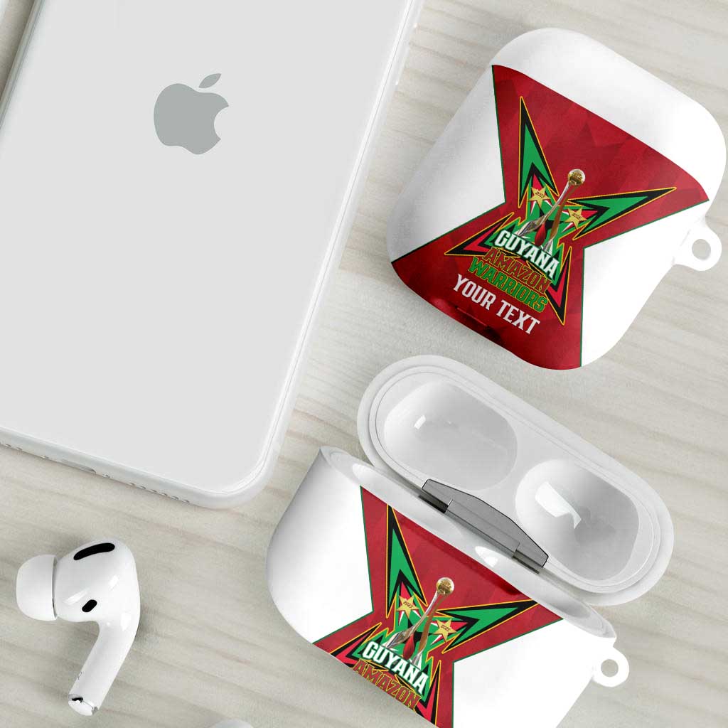 Amazon Warriors Guyana Cricket Custom AirPods Case 2025 2nd Champions Proud - Wonder Print Shop