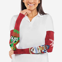 Amazon Warriors Guyana Cricket Custom Arm Sleeves 2025 2nd Champions Proud - Wonder Print Shop