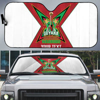 Amazon Warriors Guyana Cricket Custom Auto Sun Shade 2025 2nd Champions Proud - Wonder Print Shop