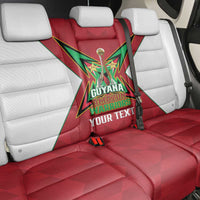 Amazon Warriors Guyana Cricket Custom Back Car Seat Cover 2025 2nd Champions Proud - Wonder Print Shop