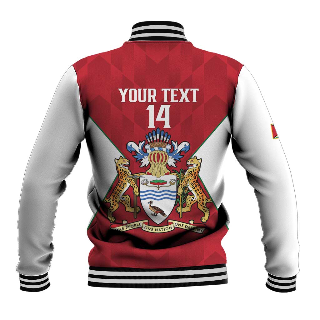 Amazon Warriors Guyana Cricket Custom Baseball Jacket 2025 2nd Champions Proud - Wonder Print Shop