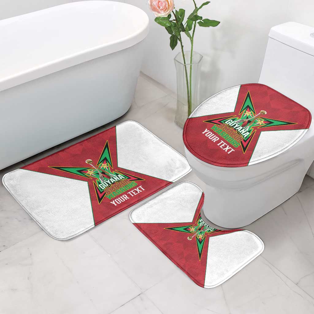 Amazon Warriors Guyana Cricket Custom Bathroom Set 2025 2nd Champions Proud - Wonder Print Shop