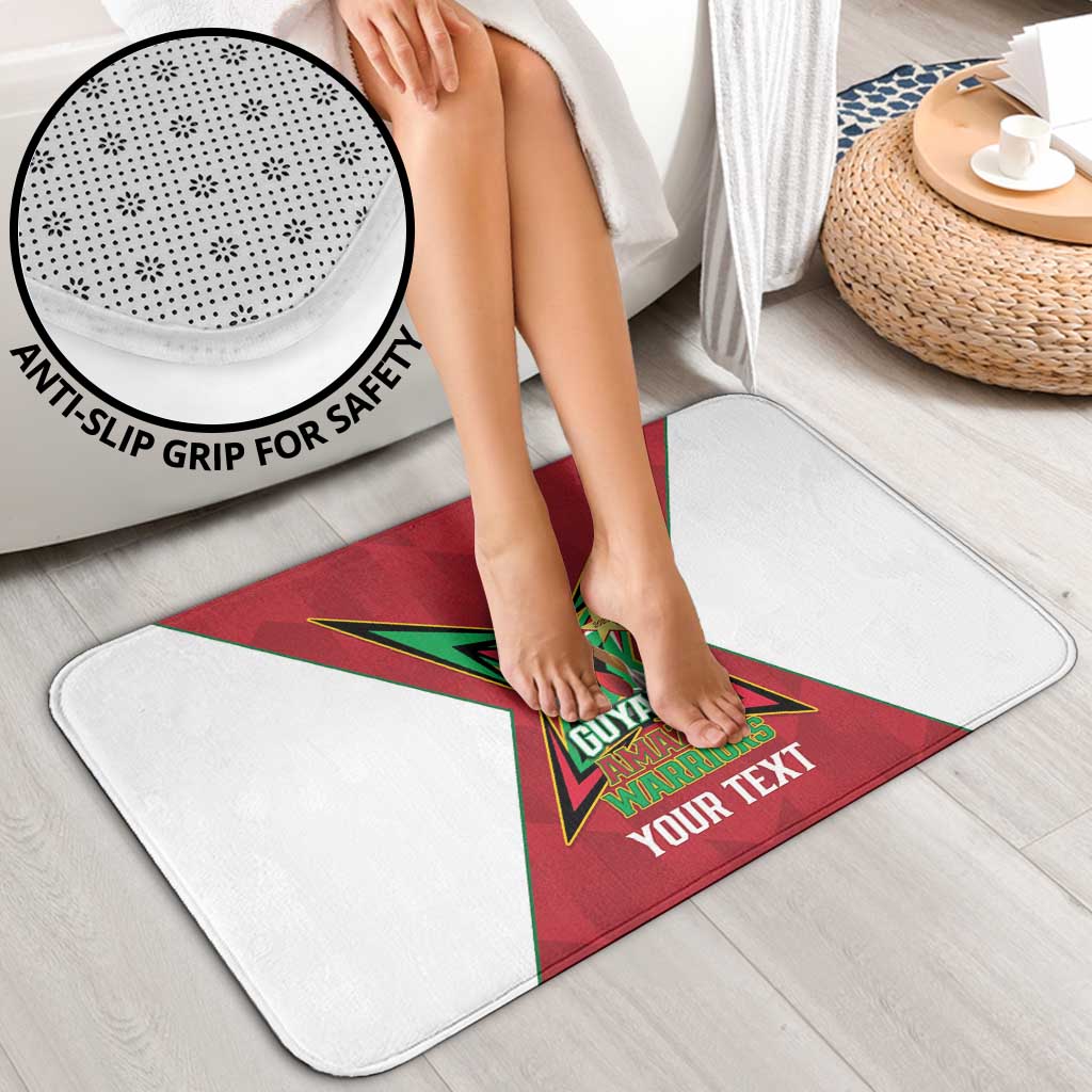 Amazon Warriors Guyana Cricket Custom Bathroom Set 2025 2nd Champions Proud - Wonder Print Shop