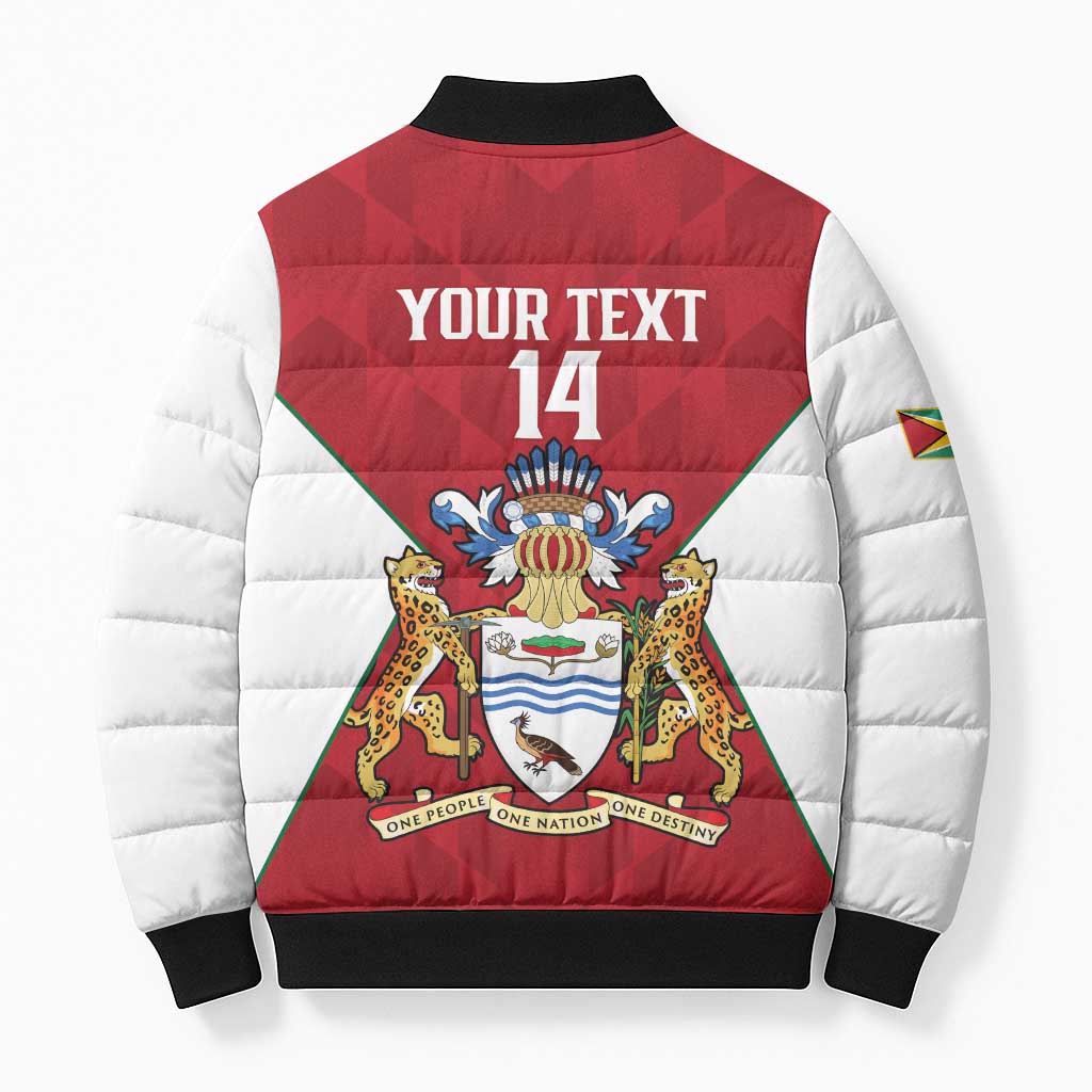 Amazon Warriors Guyana Cricket Custom Bomber Puffer Jacket 2025 2nd Champions Proud - Wonder Print Shop